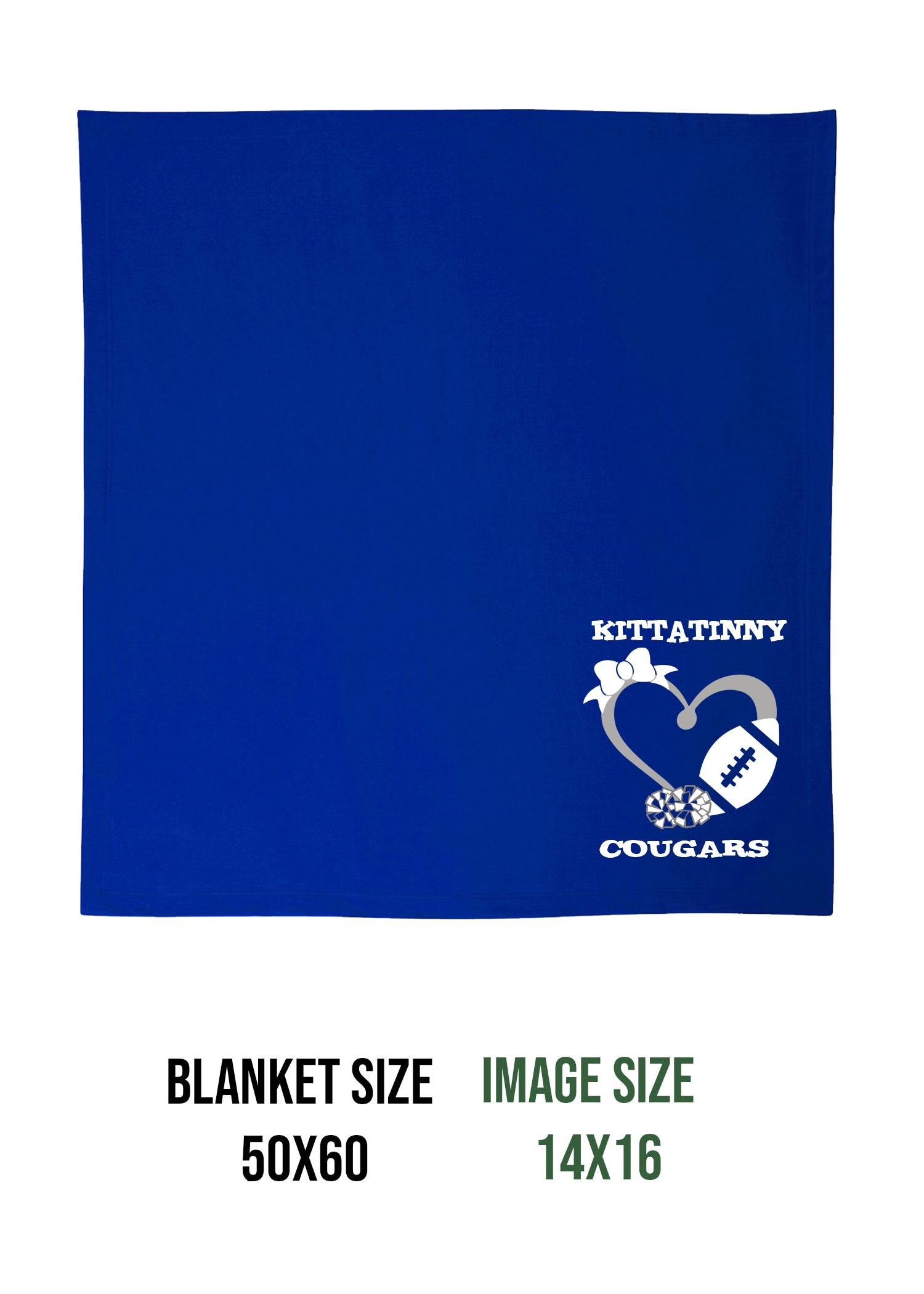 Kittatinny Cheer Design 3 Blanket