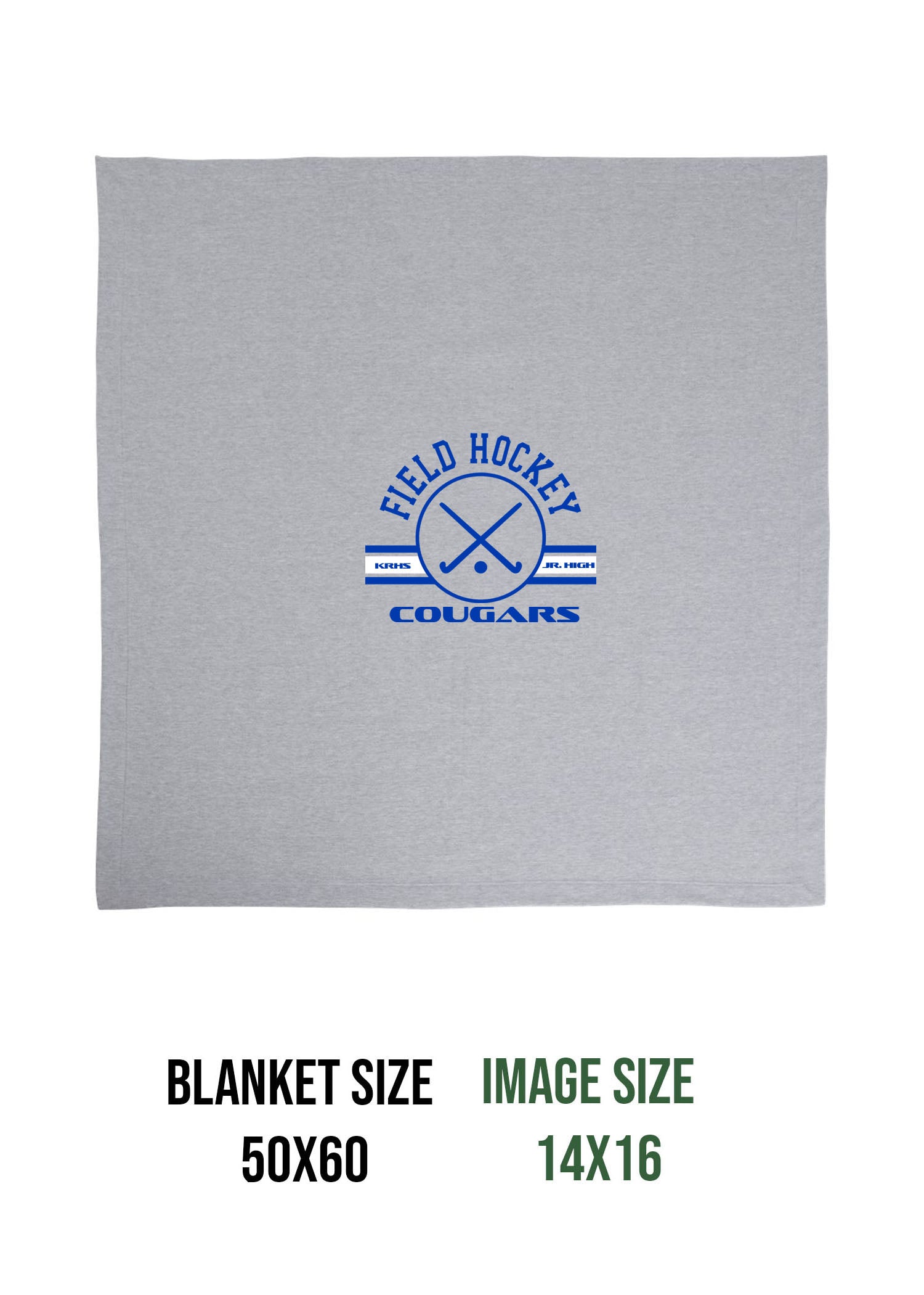 Kittatinny Jr High Field Hockey Design 1 Blanket