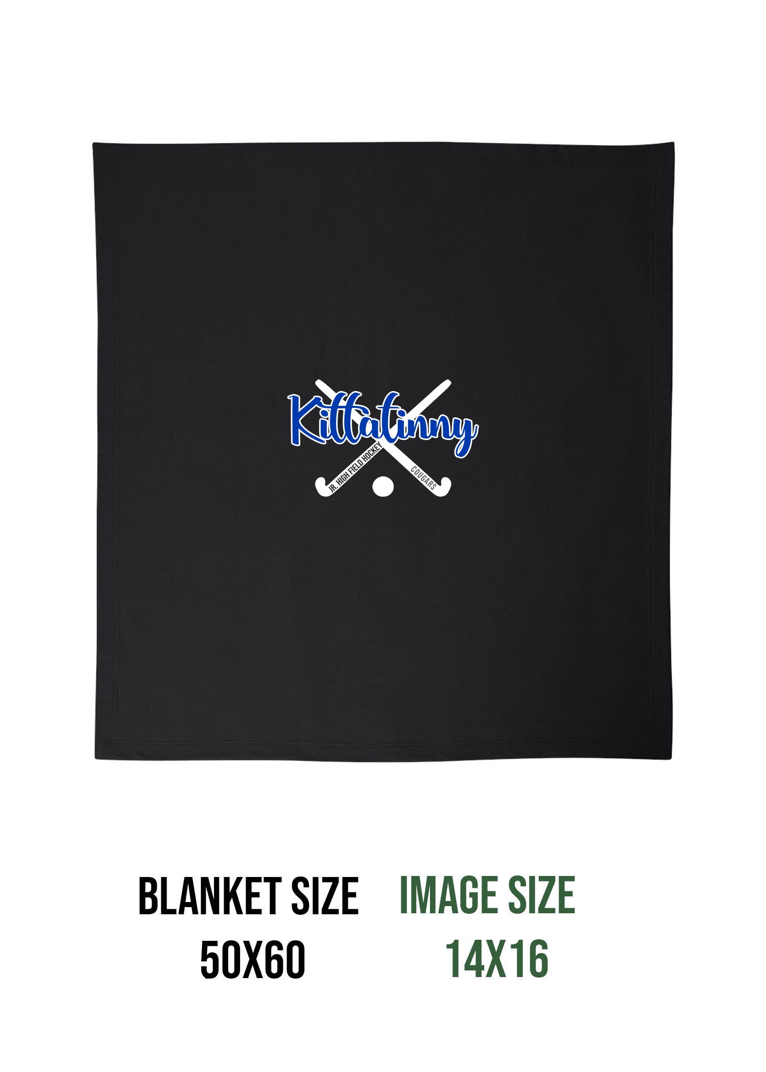 Kittatinny Jr High Field Hockey Design 2 Blanket