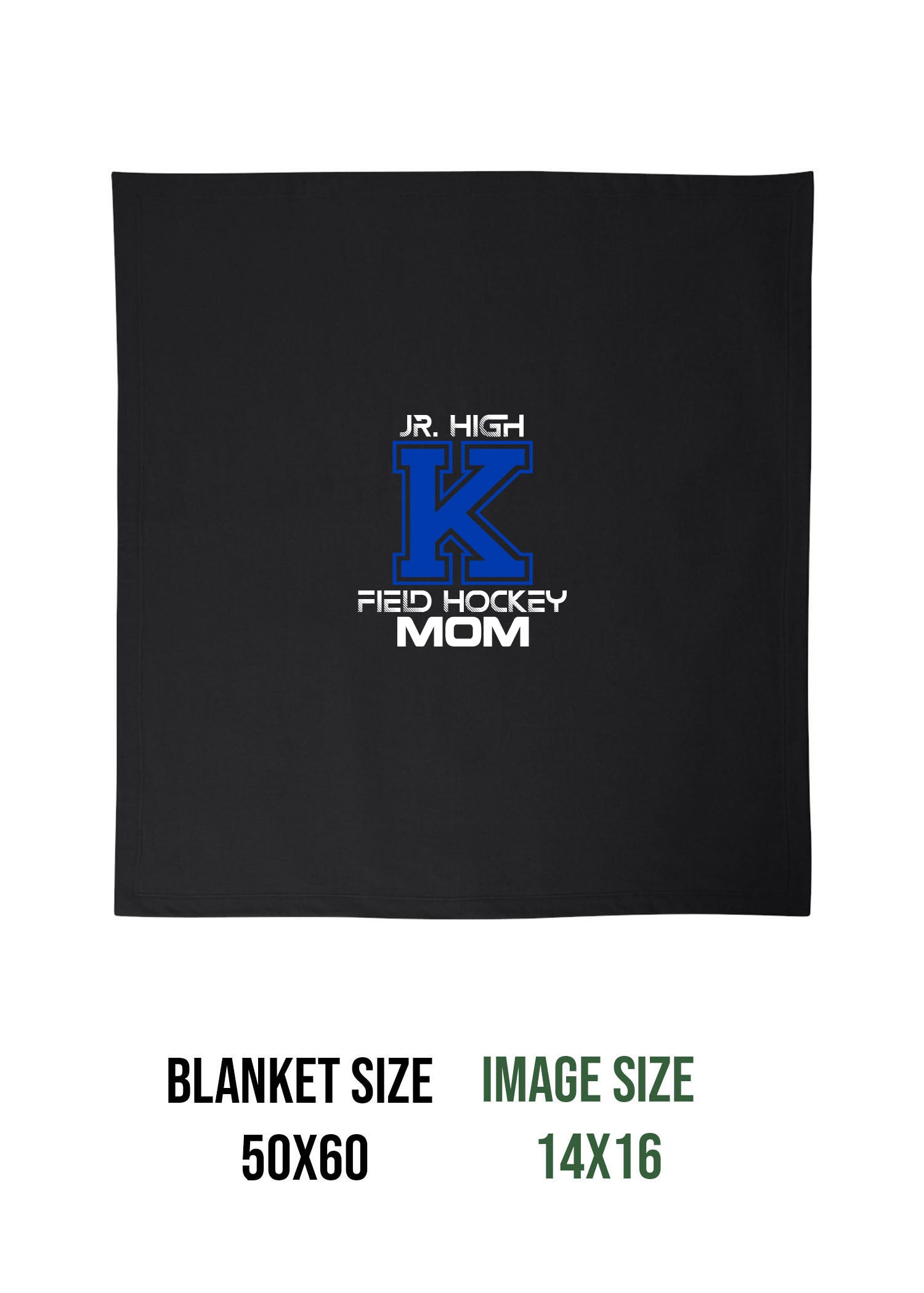 Kittatinny Jr High Field Hockey Design 4 Blanket
