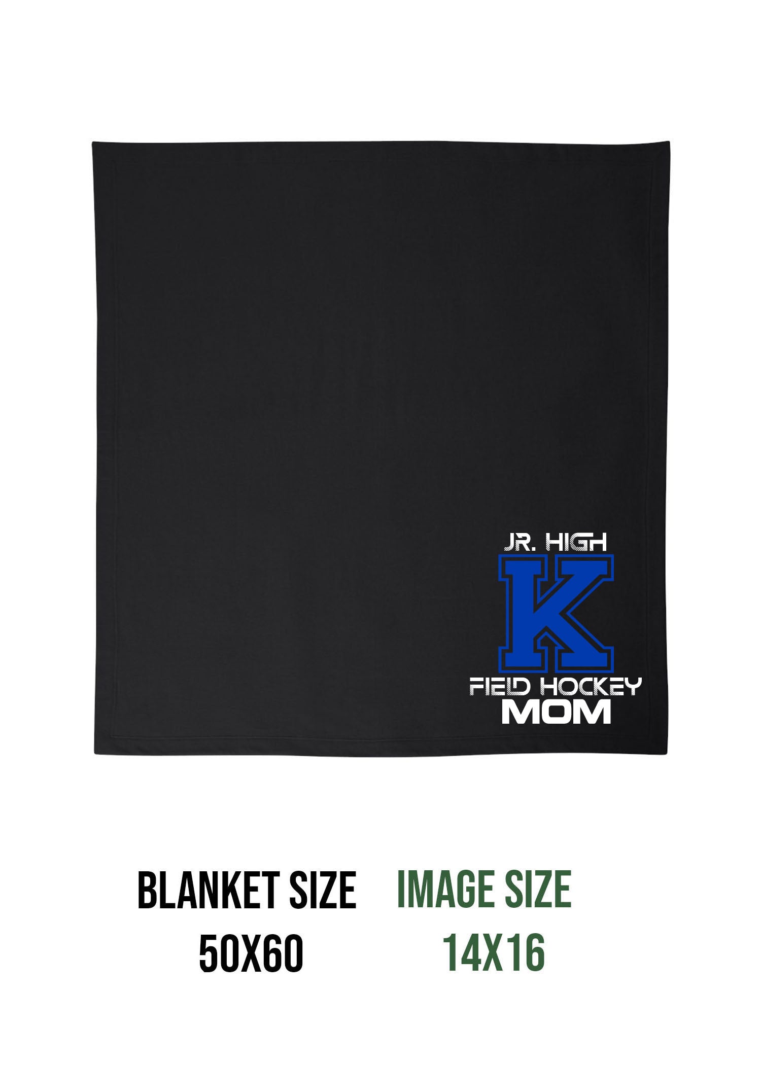 Kittatinny Jr High Field Hockey Design 4 Blanket