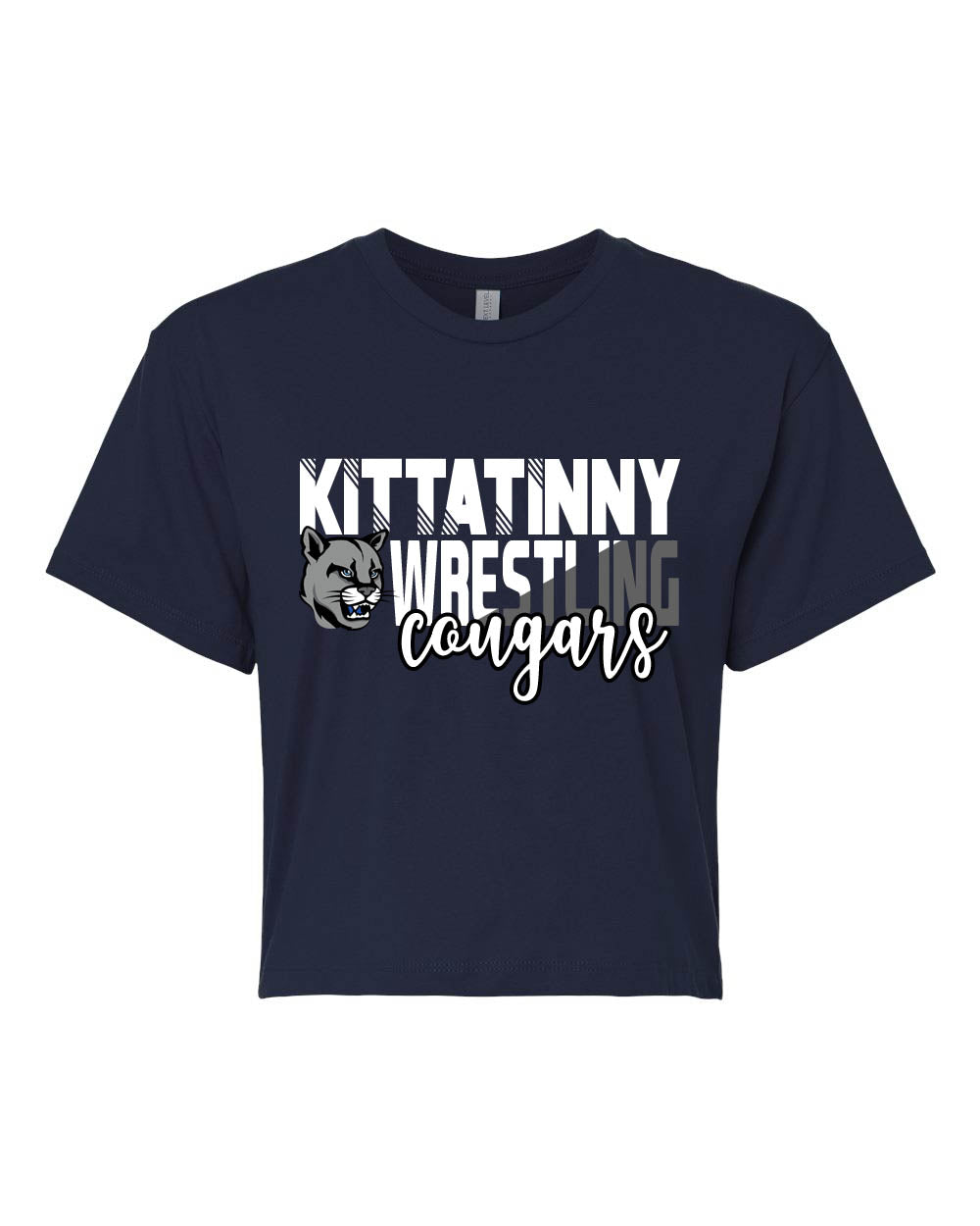 Kittatinny Wrestling design 4 Crop Top