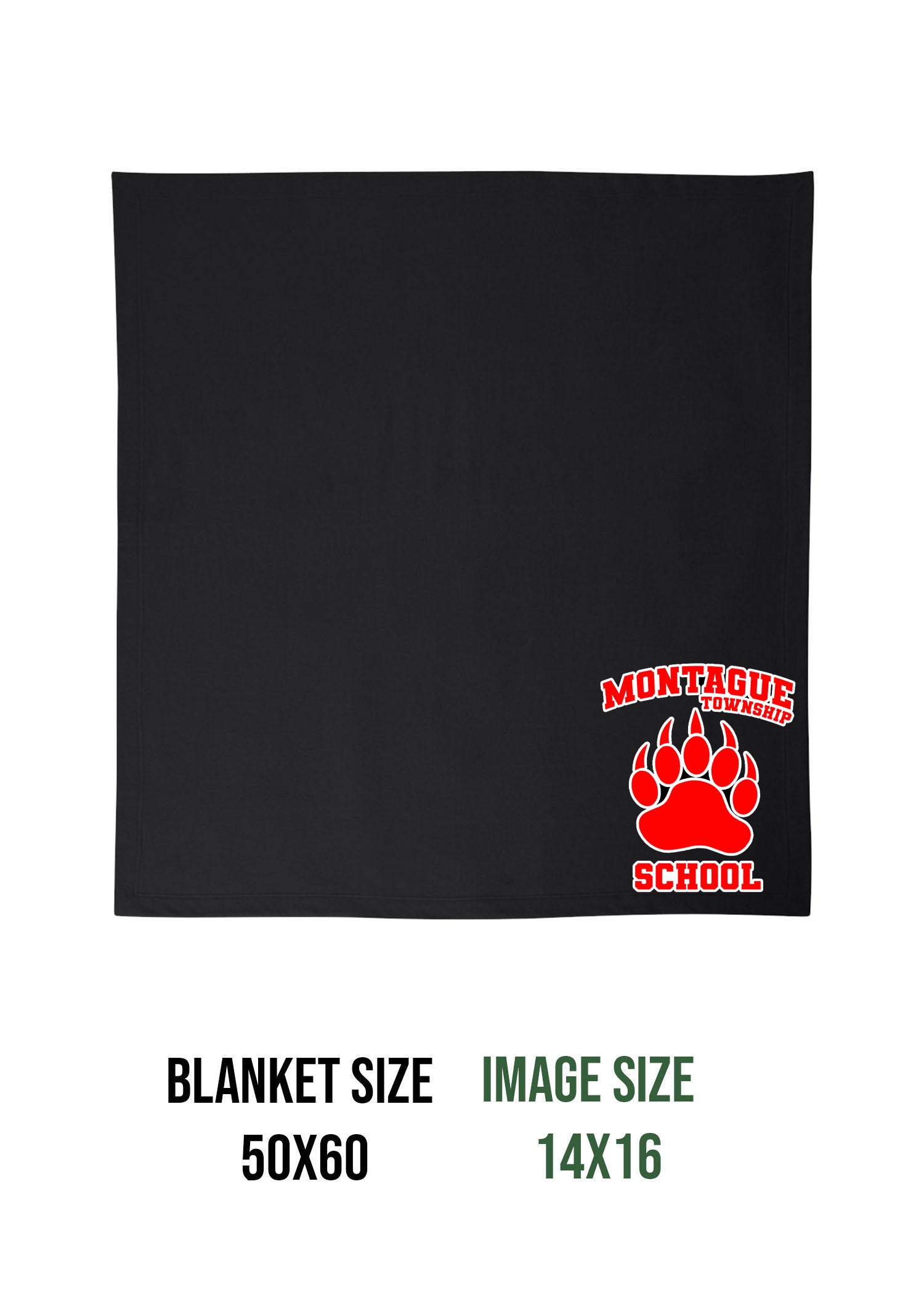 Montage school Design 2 Blanket