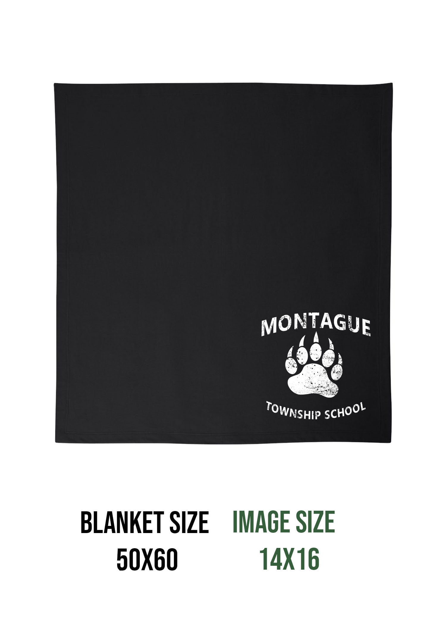 Montage school Design 3 Blanket