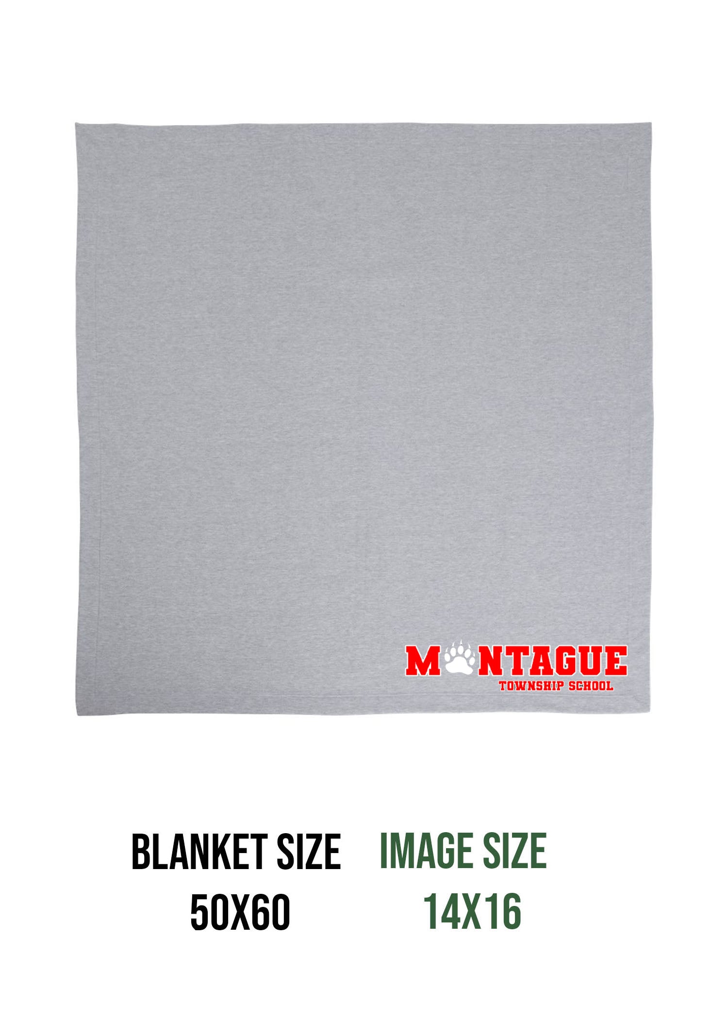 Montage school Design 4 Blanket