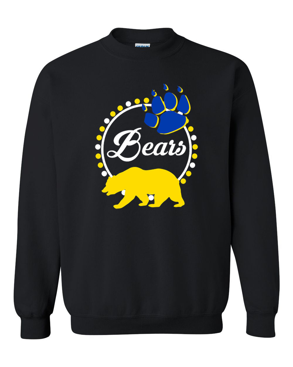 Bears design 9 non hooded sweatshirt
