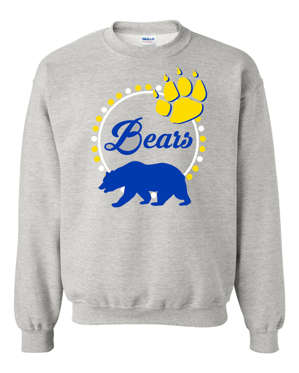 Bears design 9 non hooded sweatshirt