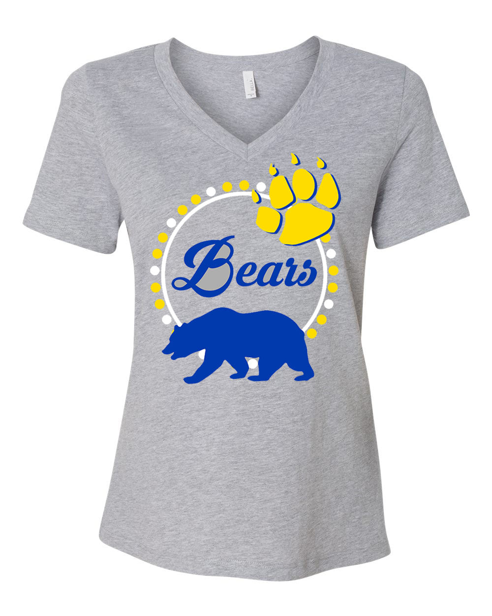 Bears Design 9 V-neck T-Shirt