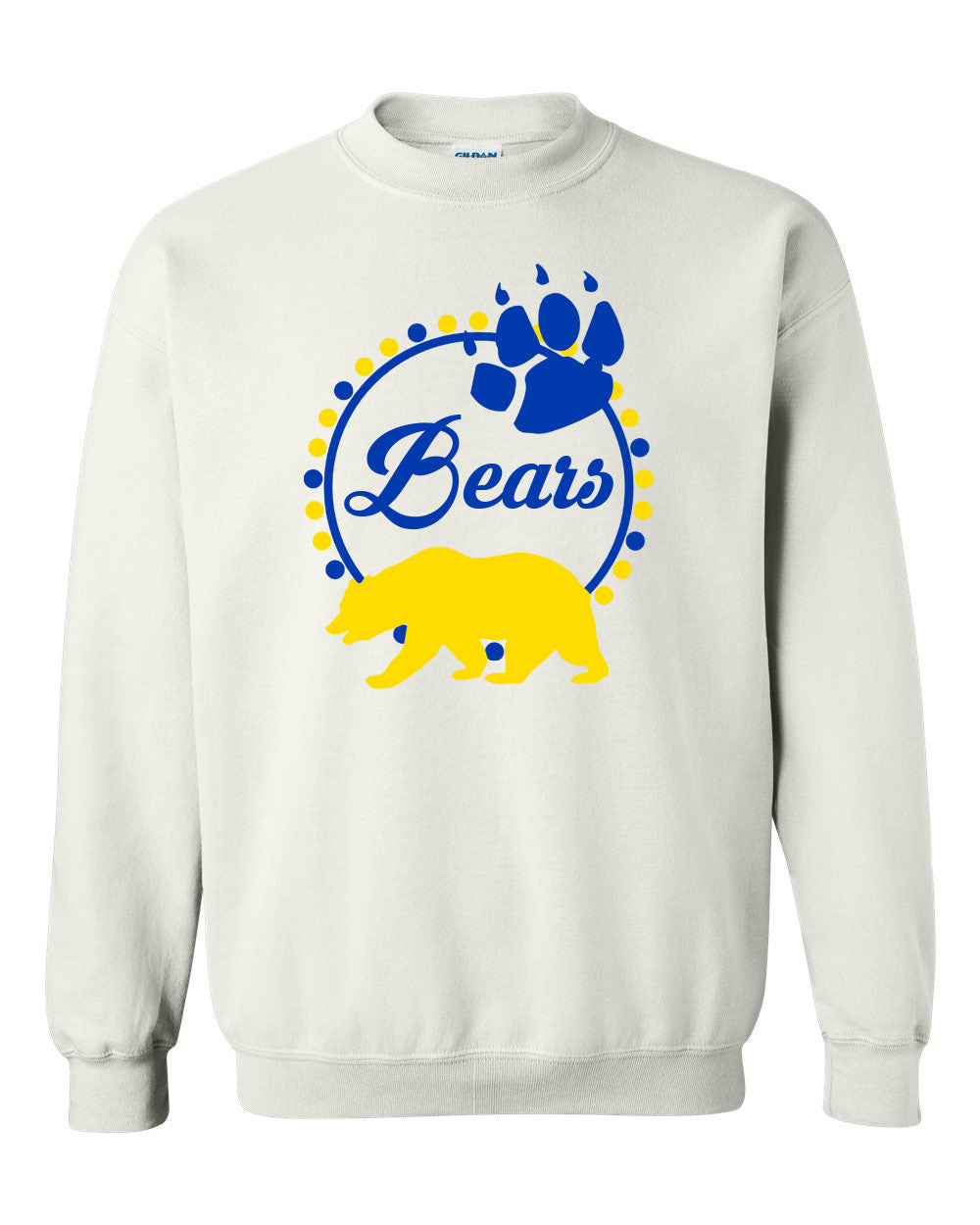 Bears design 9 non hooded sweatshirt