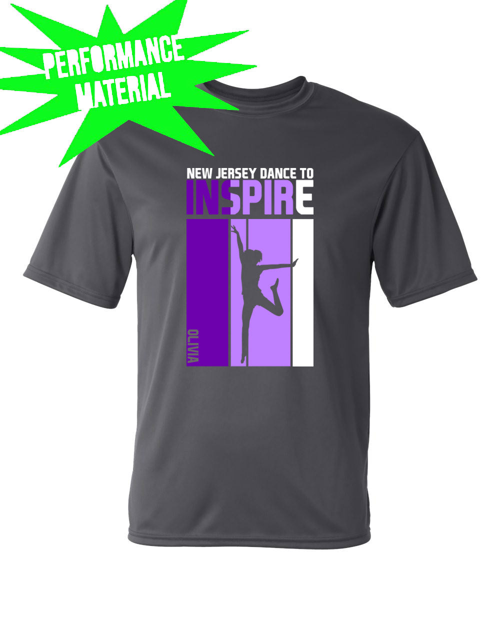 NJ Dance Performance material design 10 T-Shirt