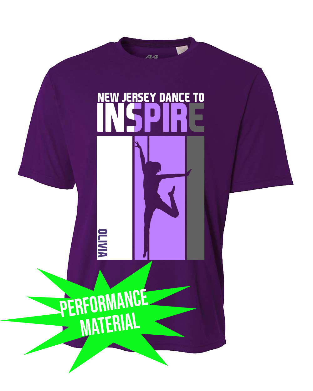 NJ Dance Performance material design 10 T-Shirt