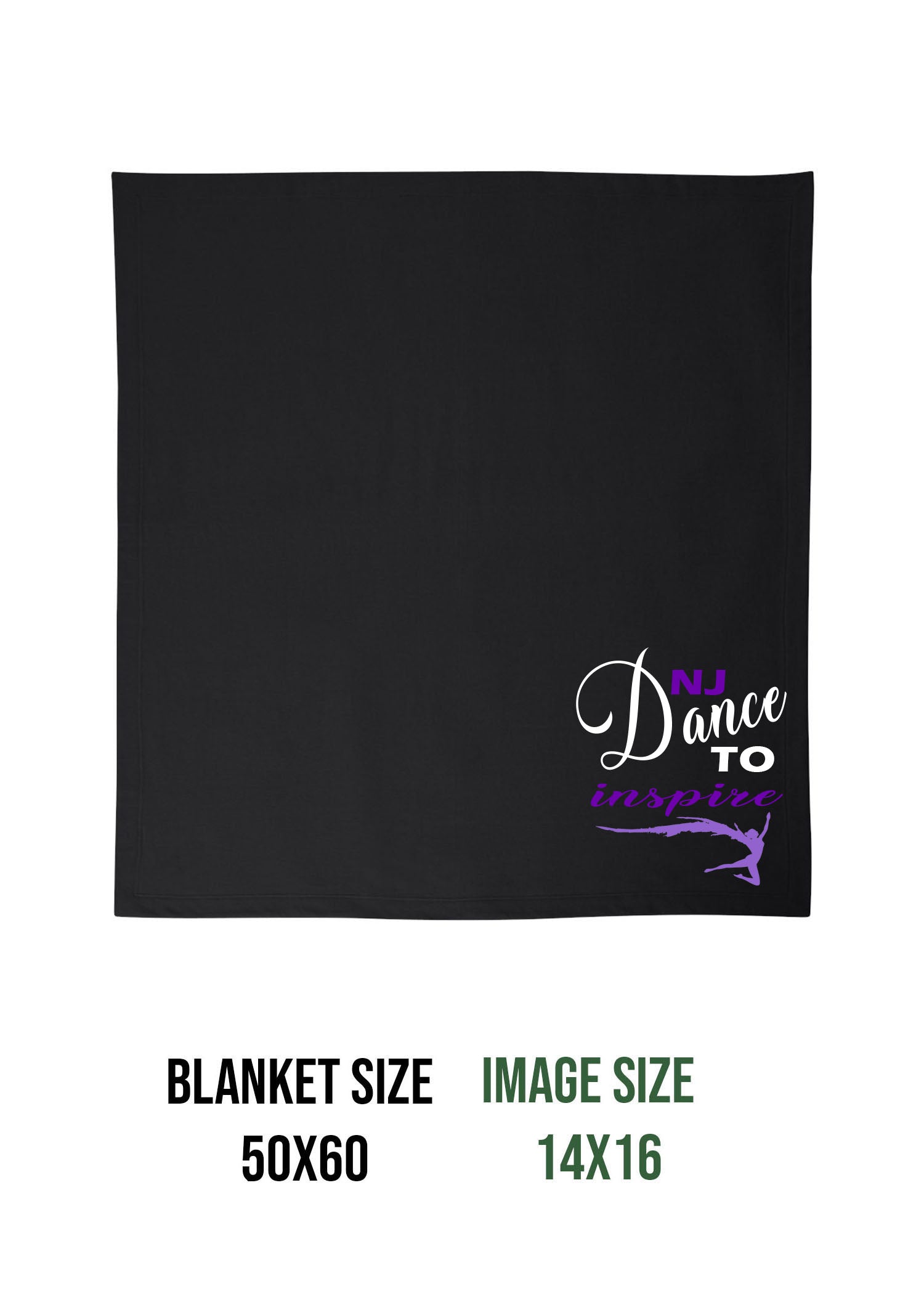 NJ Dance Design 4 Blanket
