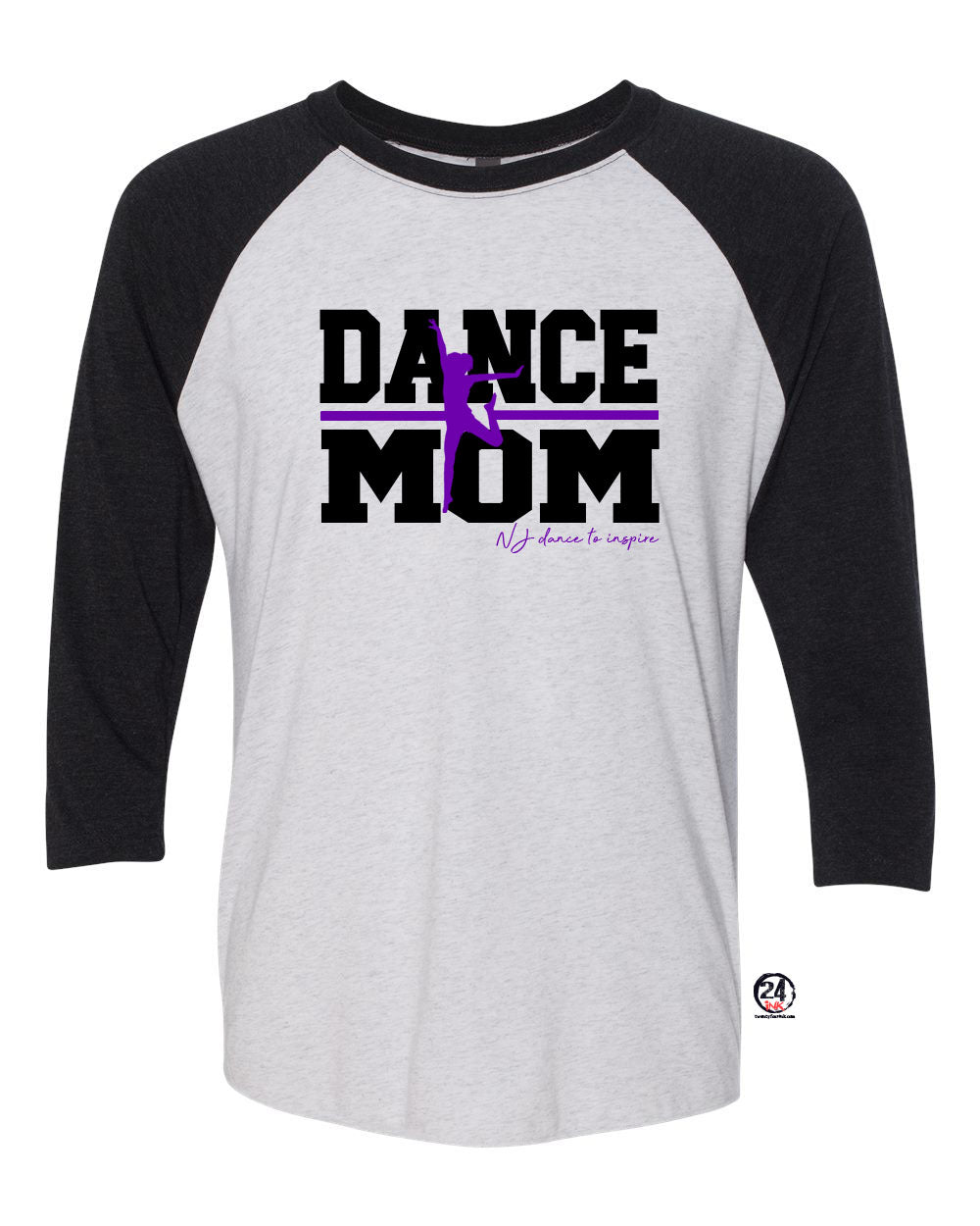 NJ Dance Design 9 raglan shirt