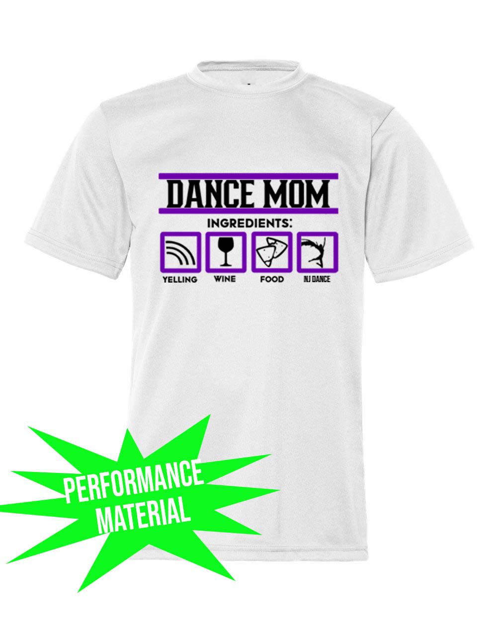 NJ Dance Performance material design 8 T-Shirt