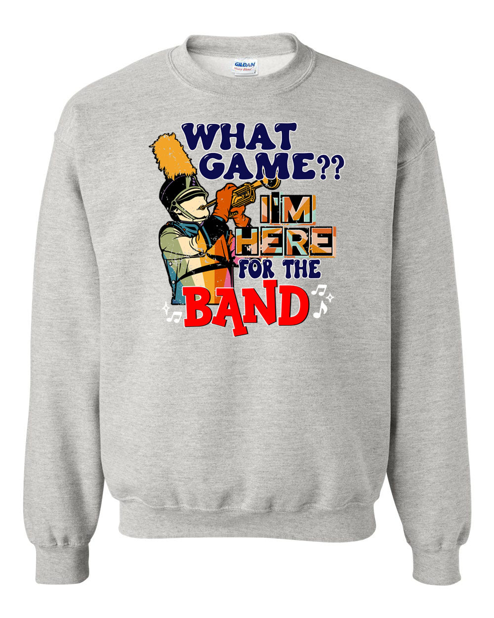 North Warren Marching Band Design 2 non hooded sweatshirt