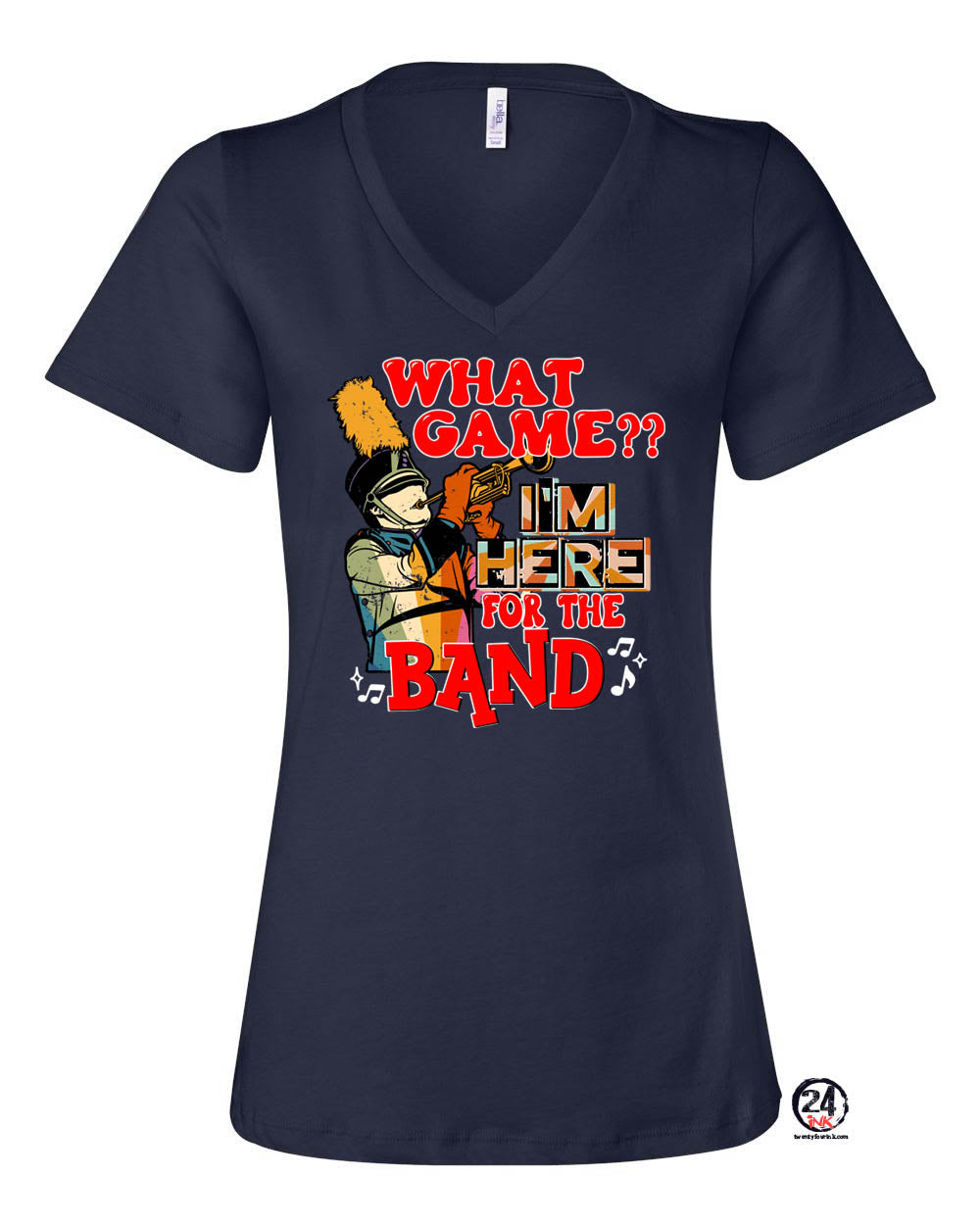 North Warren Band Design 2 V-neck T-shirt