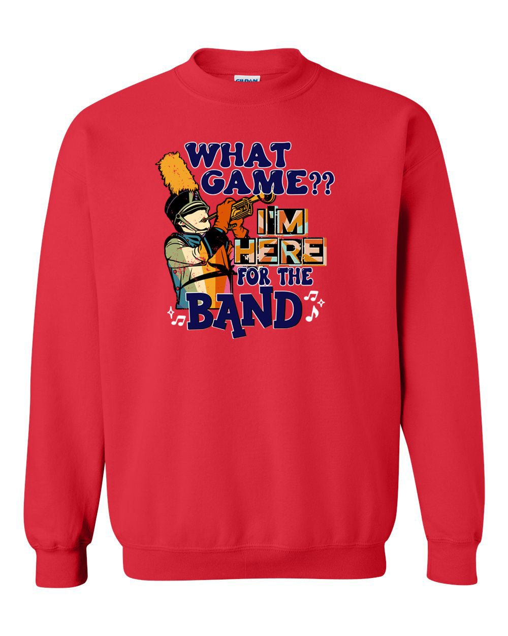 North Warren Marching Band Design 2 non hooded sweatshirt