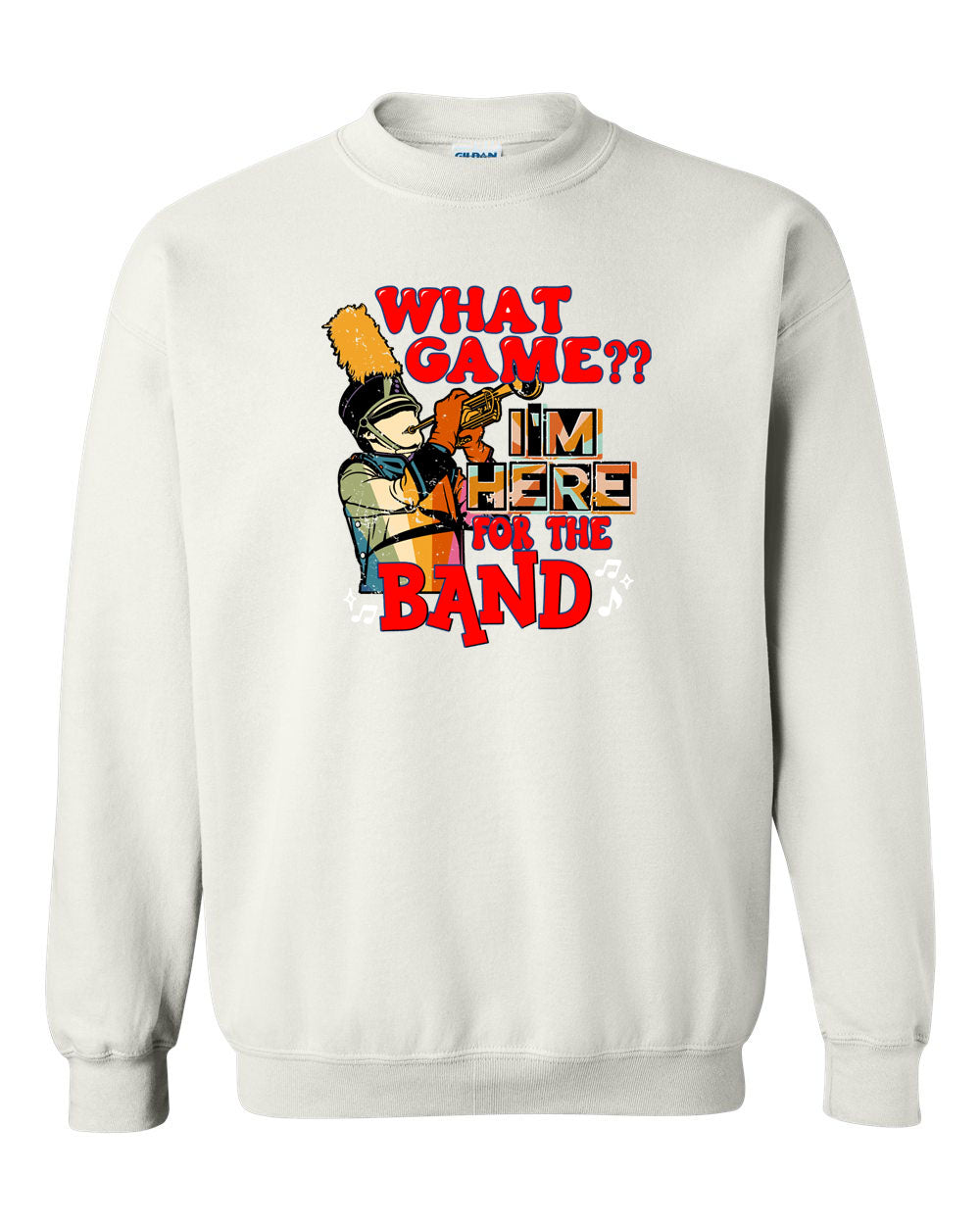 North Warren Marching Band Design 2 non hooded sweatshirt