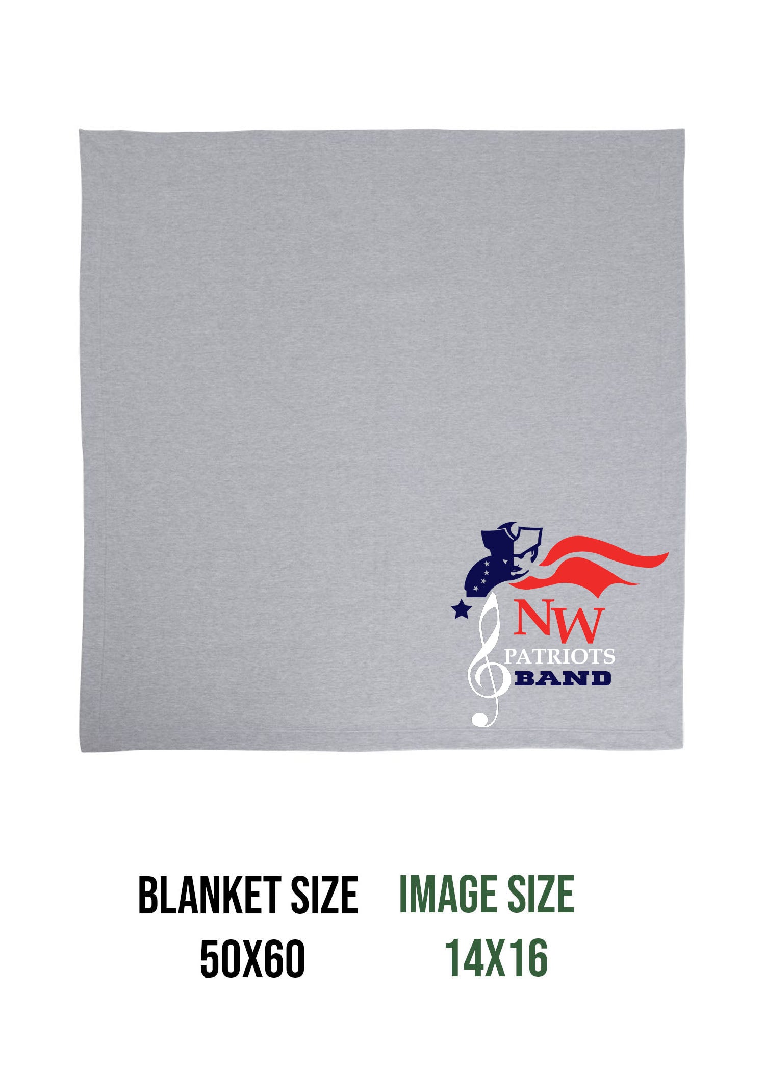 North Warren Band Design 3 Blanket