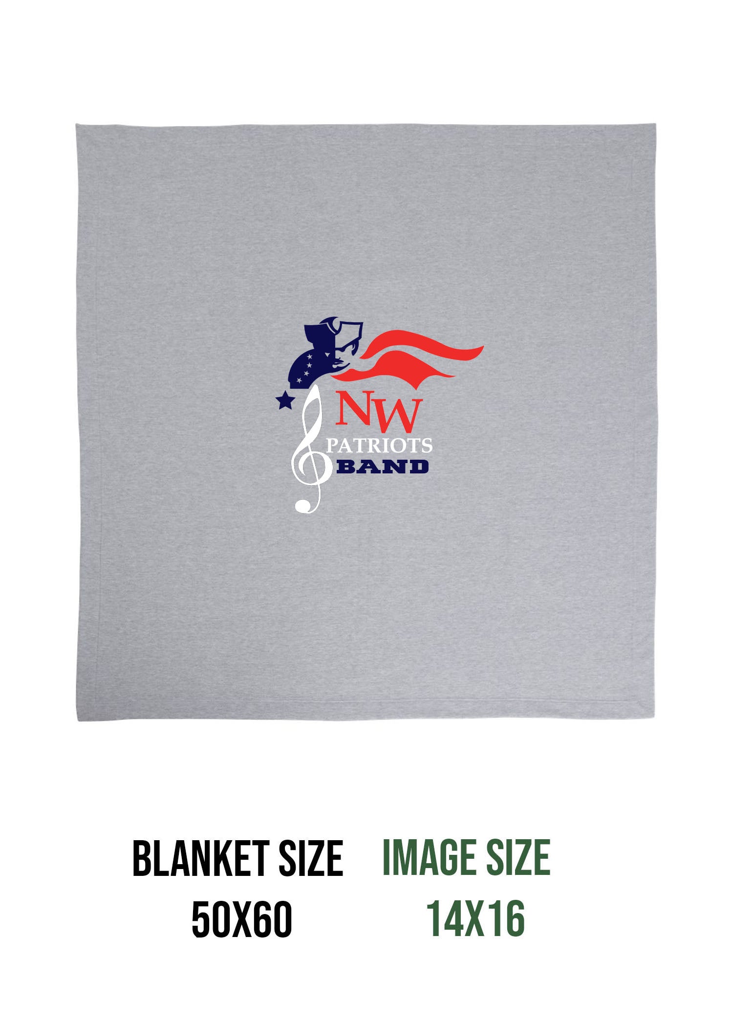 North Warren Band Design 3 Blanket
