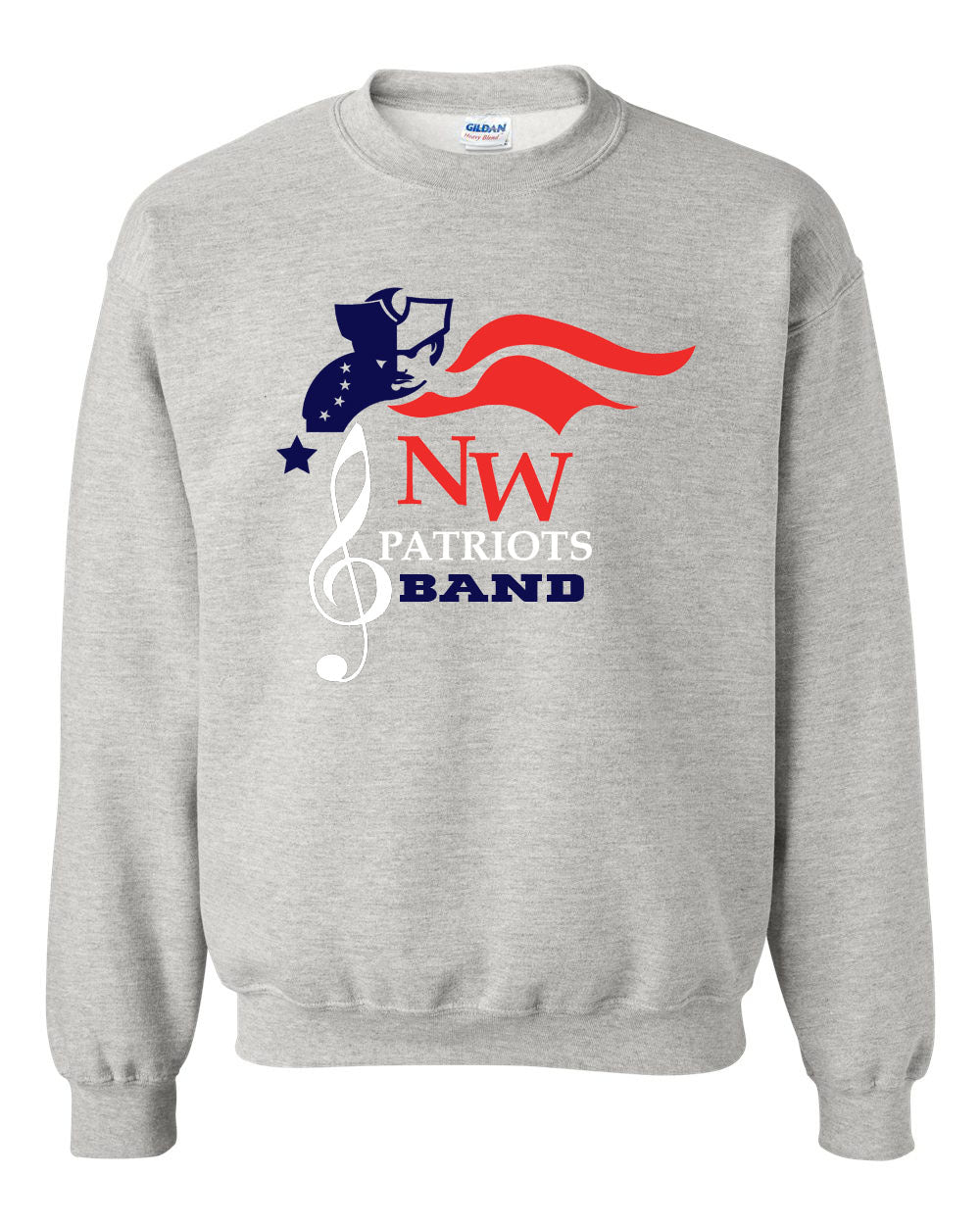 North Warren Marching Band Design 3 non hooded sweatshirt