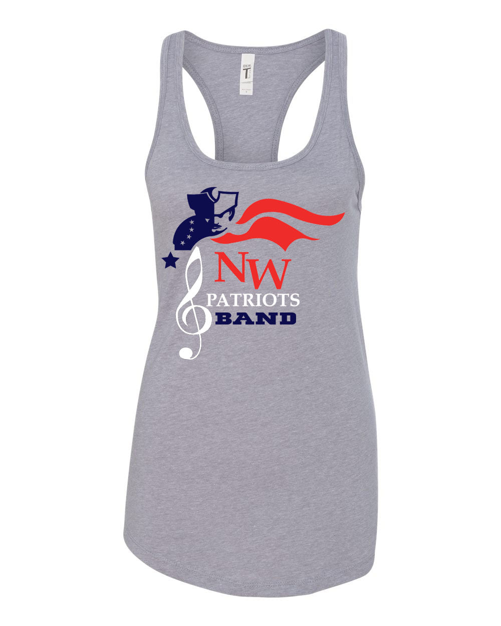 North Warren Band Design 3 Racerback Tank Top