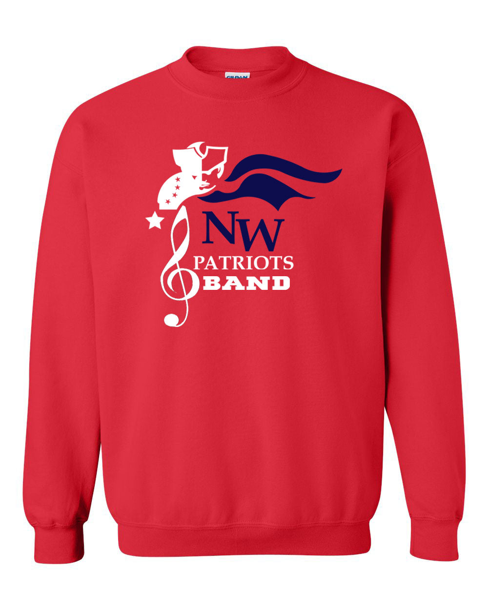 North Warren Marching Band Design 3 non hooded sweatshirt