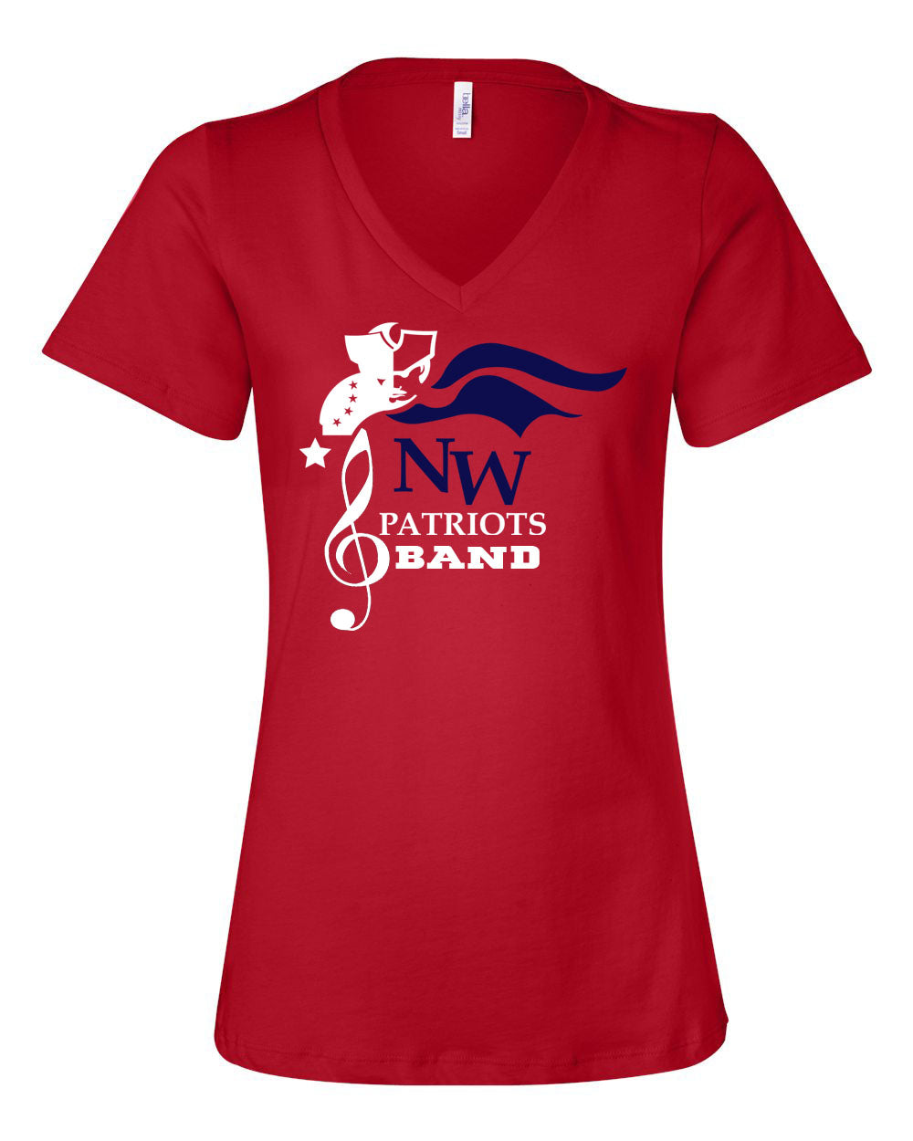 North Warren Band Design 3 V-neck T-shirt