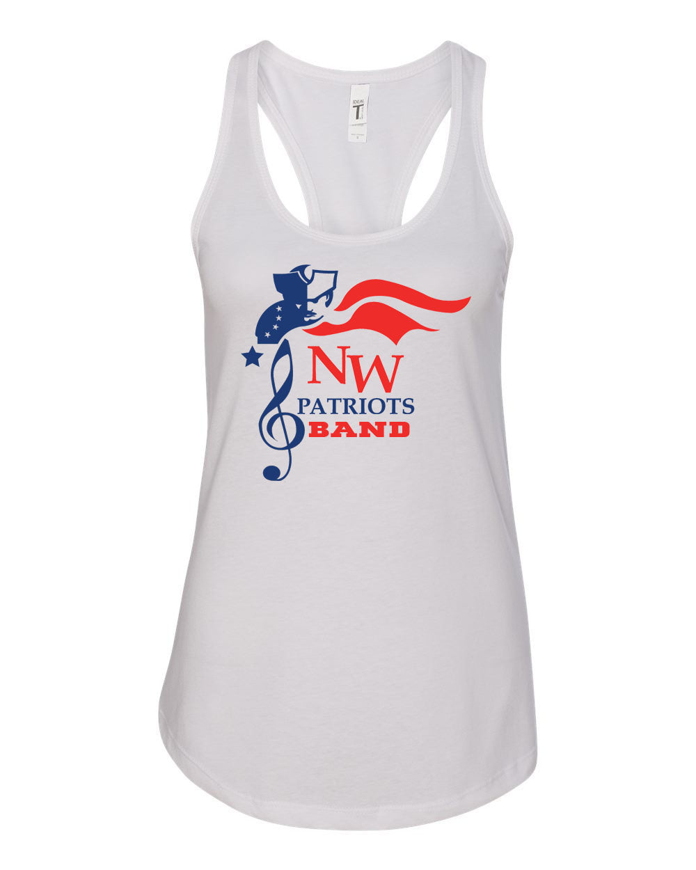 North Warren Band Design 3 Racerback Tank Top