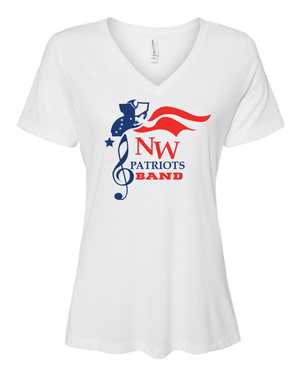 North Warren Band Design 3 V-neck T-shirt