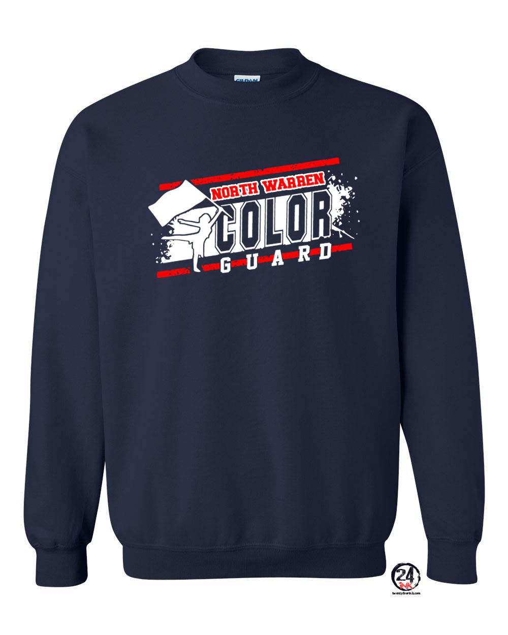 North Warren Marching Band Design 4 non hooded sweatshirt