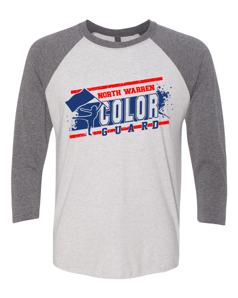 North Warren Marching Band design 4 raglan shirt