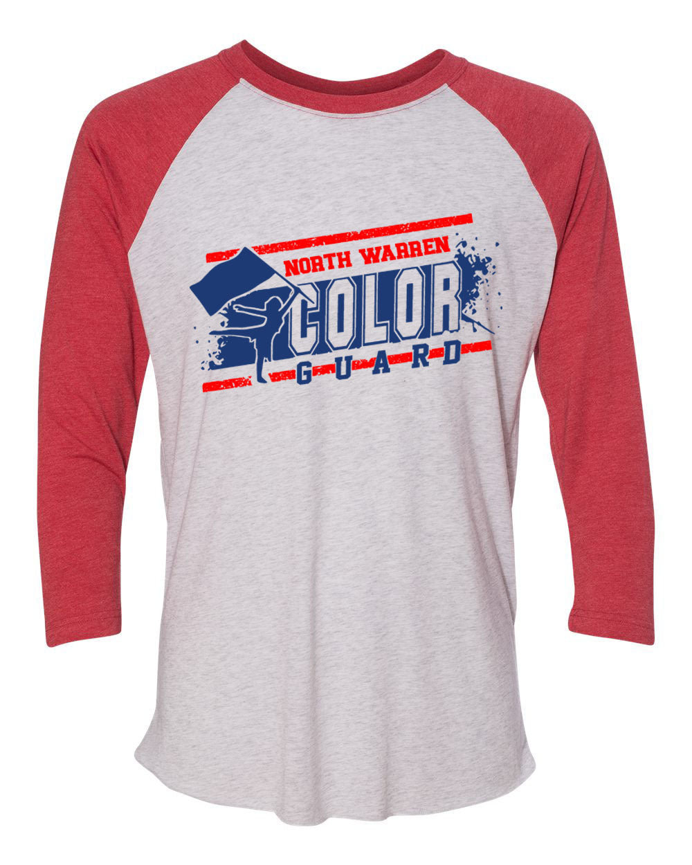 North Warren Marching Band design 4 raglan shirt