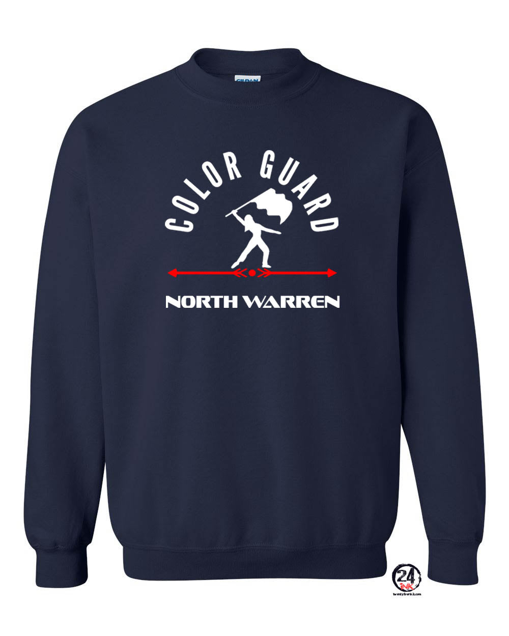 North Warren Marching Band Design 5 non hooded sweatshirt