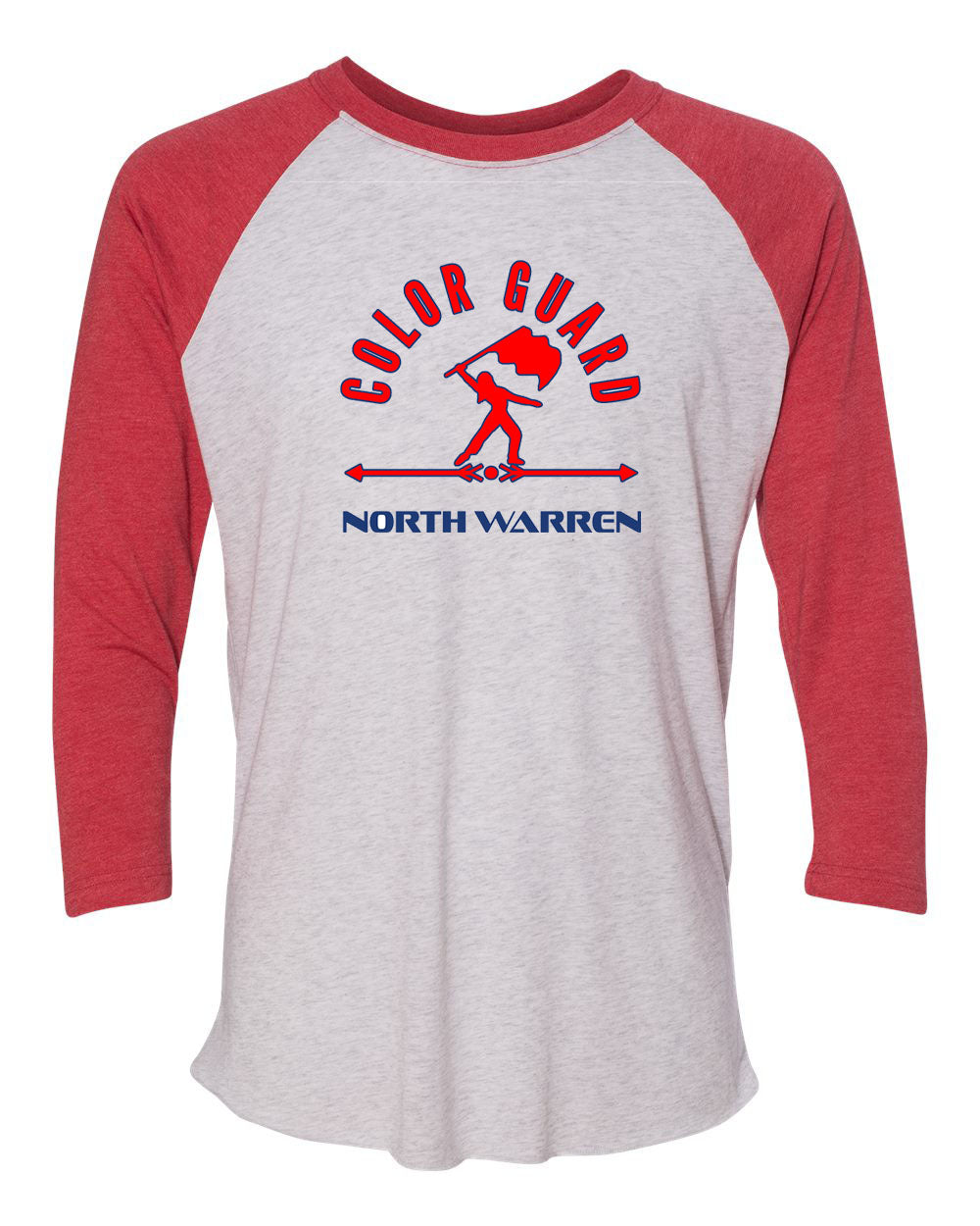 North Warren Marching Band design 5 raglan shirt