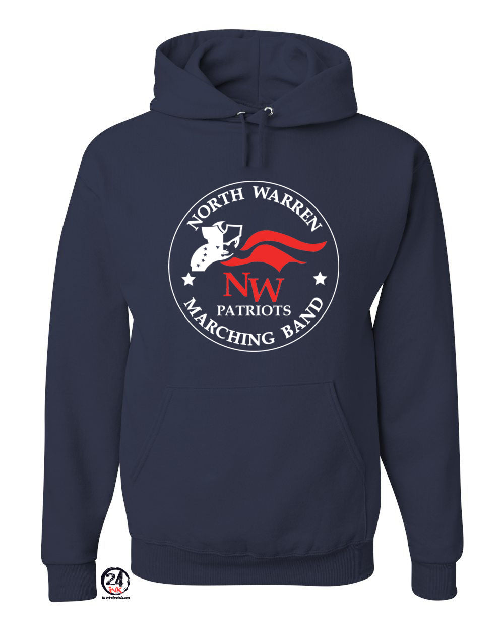 North Warren Band Design 6 Hooded Sweatshirt