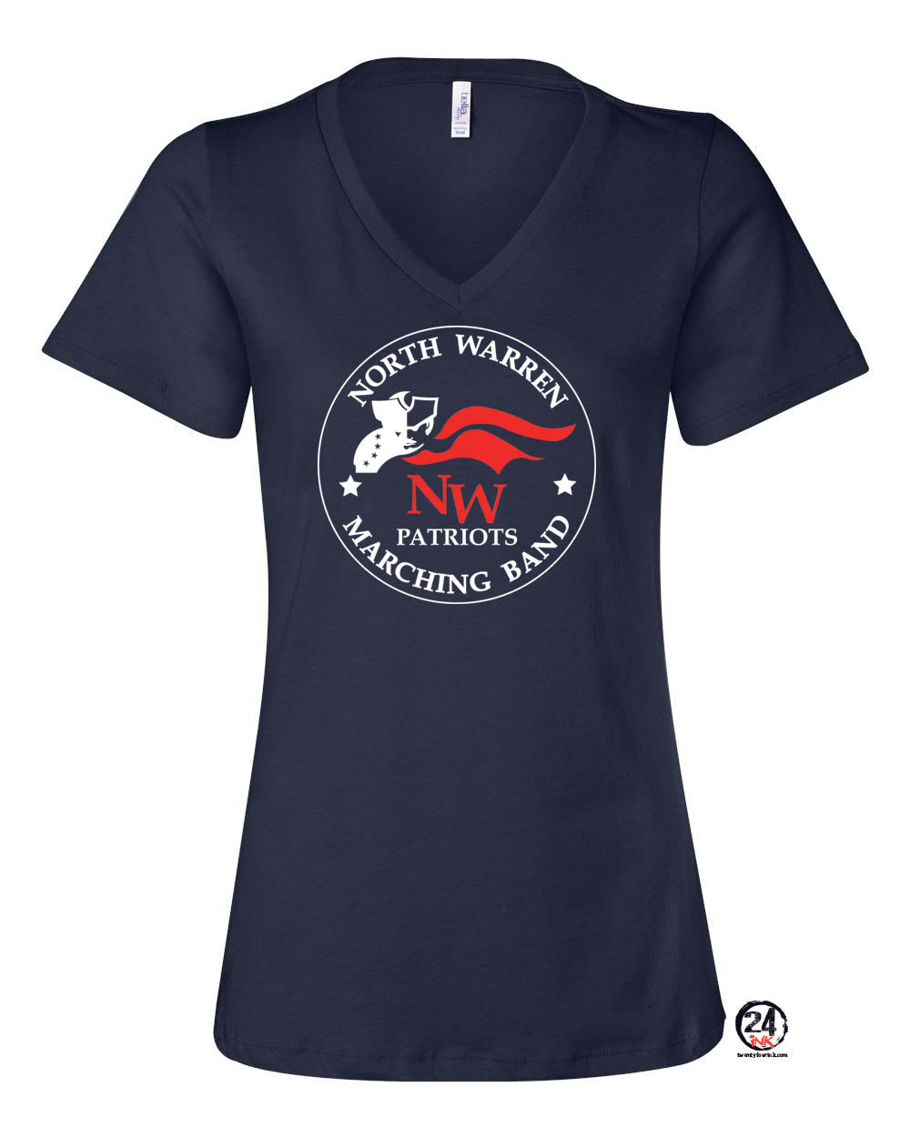 North Warren Band Design 6 V-neck T-shirt
