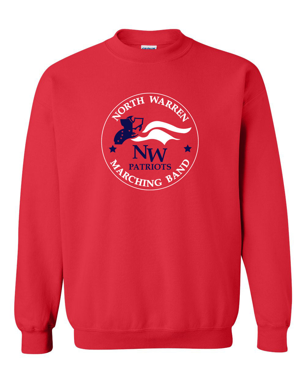 North Warren Marching Band Design 6 non hooded sweatshirt