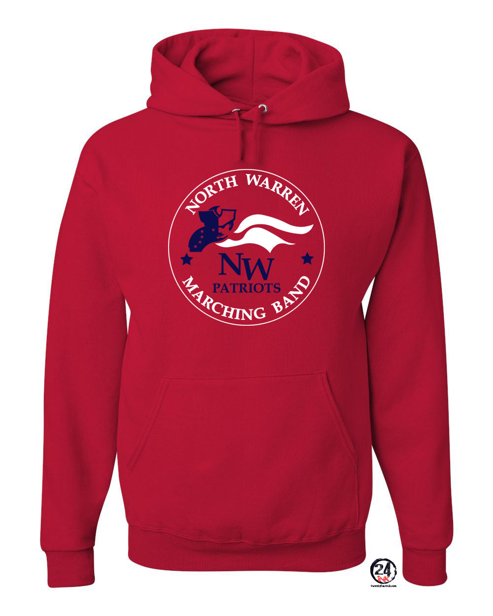 North Warren Band Design 6 Hooded Sweatshirt