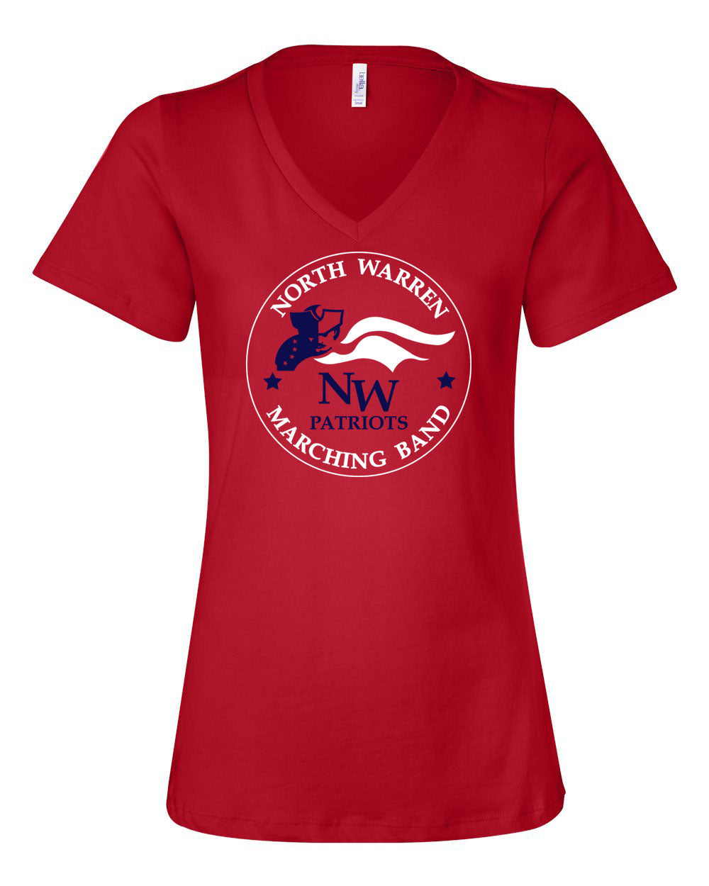North Warren Band Design 6 V-neck T-shirt