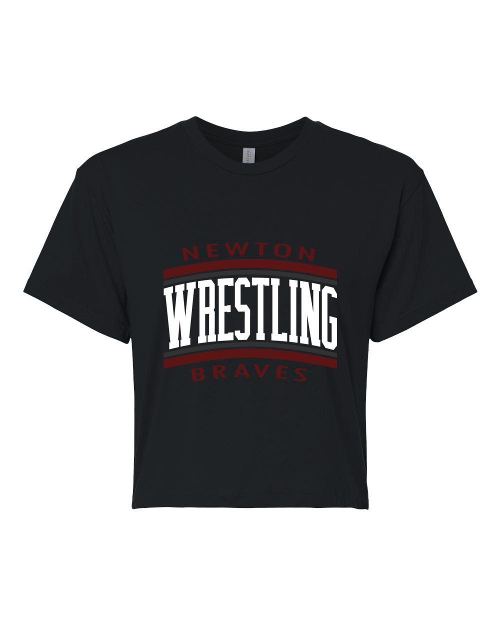 Newton wrestling Design 2 Crop Top