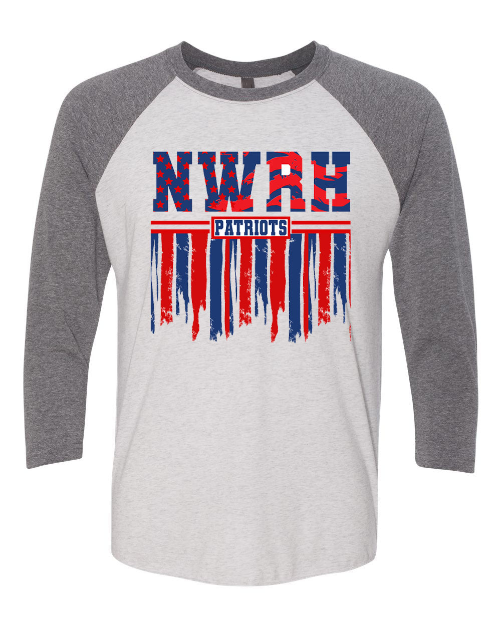 North Warren School Design 2 raglan shirt