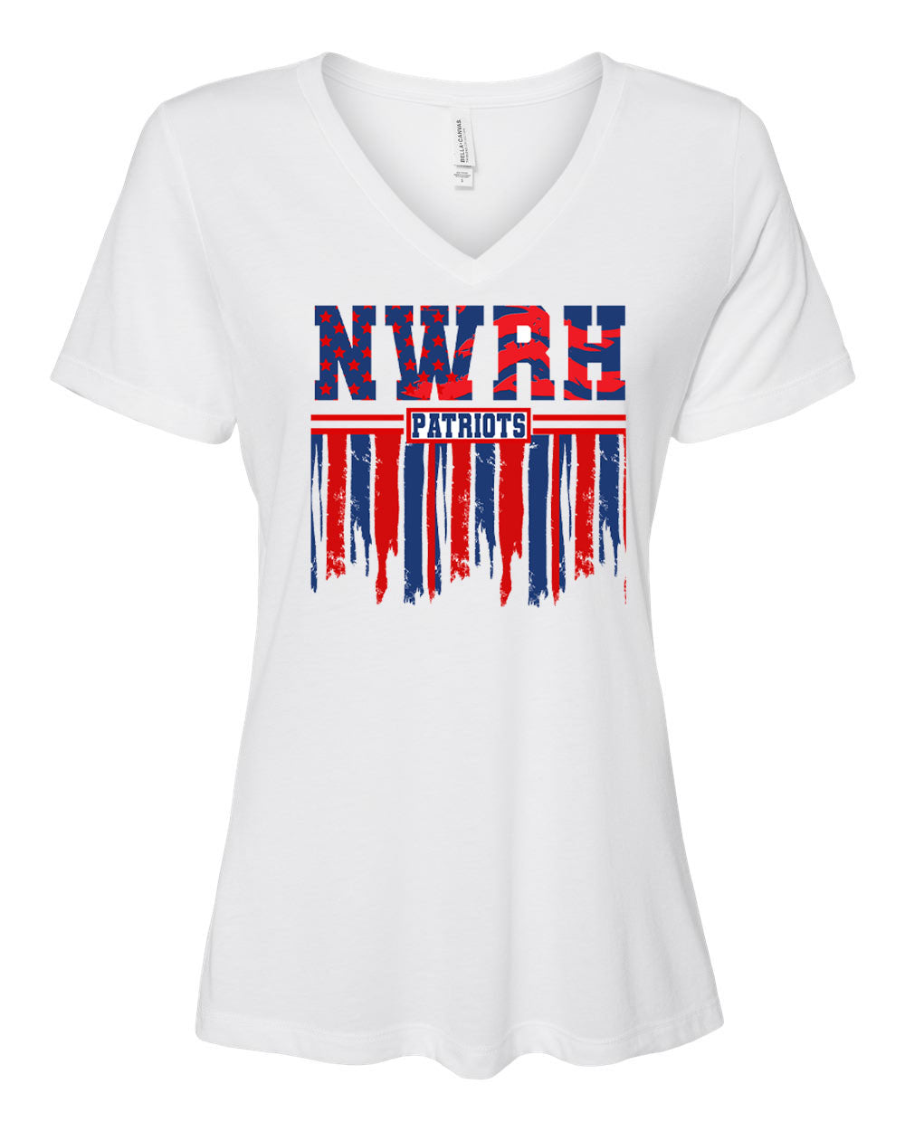 North Warren School Design 2 V-neck T-shirt