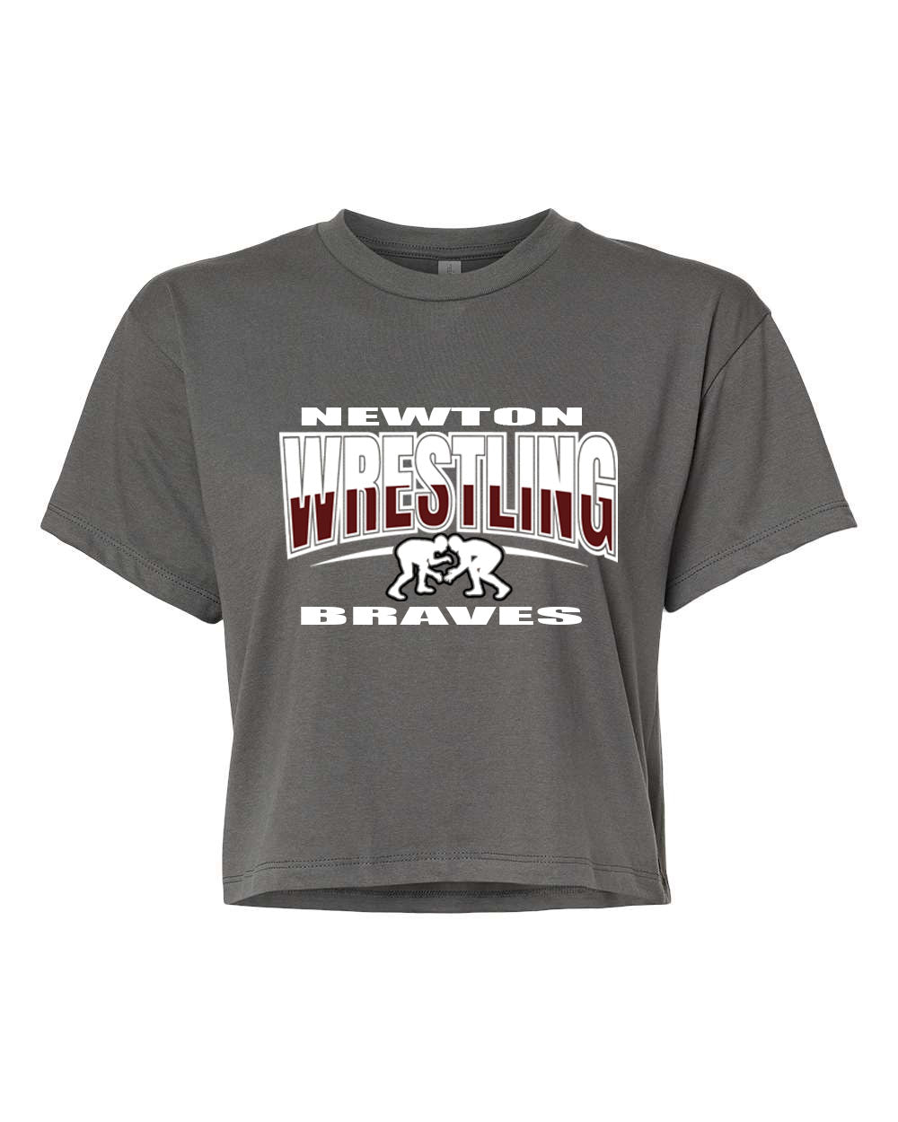 Newton wrestling Design 3 Crop Top