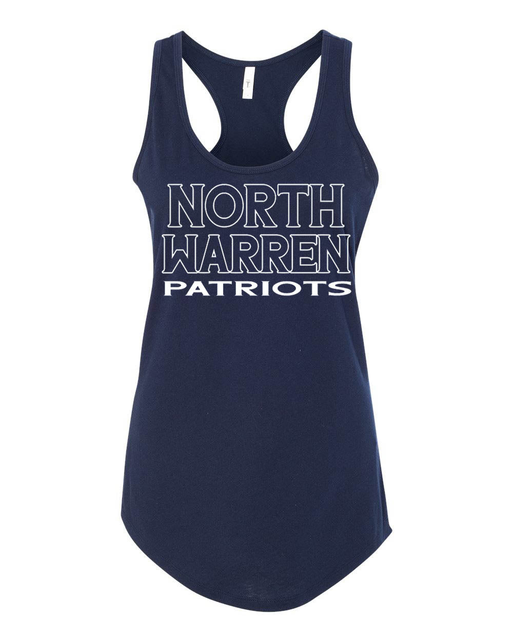 North Warren School Design 7 Racerback Tank Top