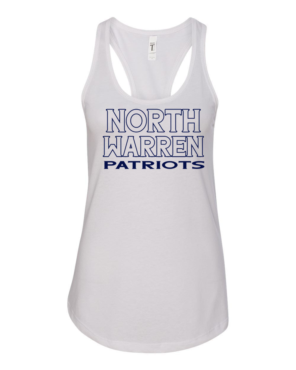North Warren School Design 7 Racerback Tank Top