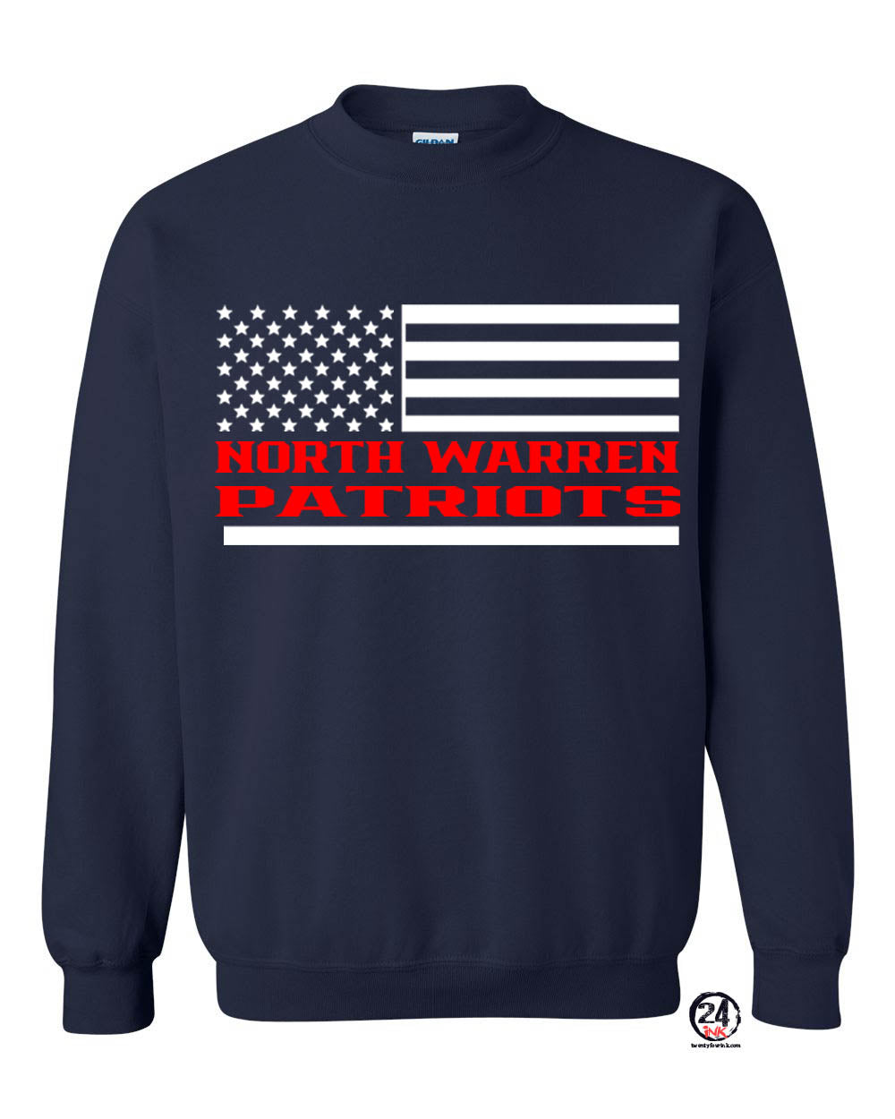 North Warren School Design 8 Hooded Sweatshirt