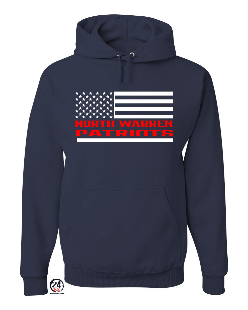 North Warren School Design 8 Hooded Sweatshirt