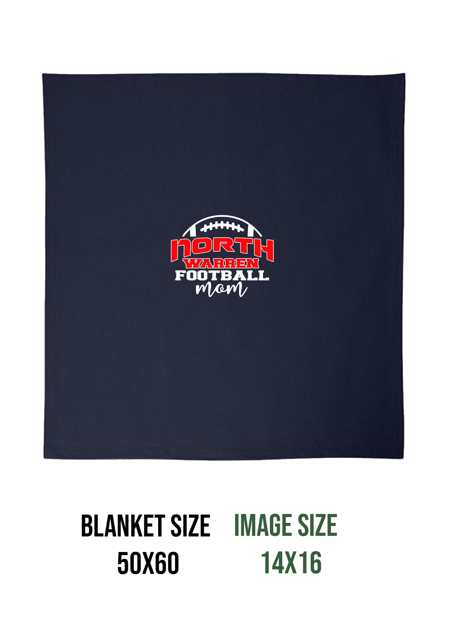 NW Football Design 1 Blanket