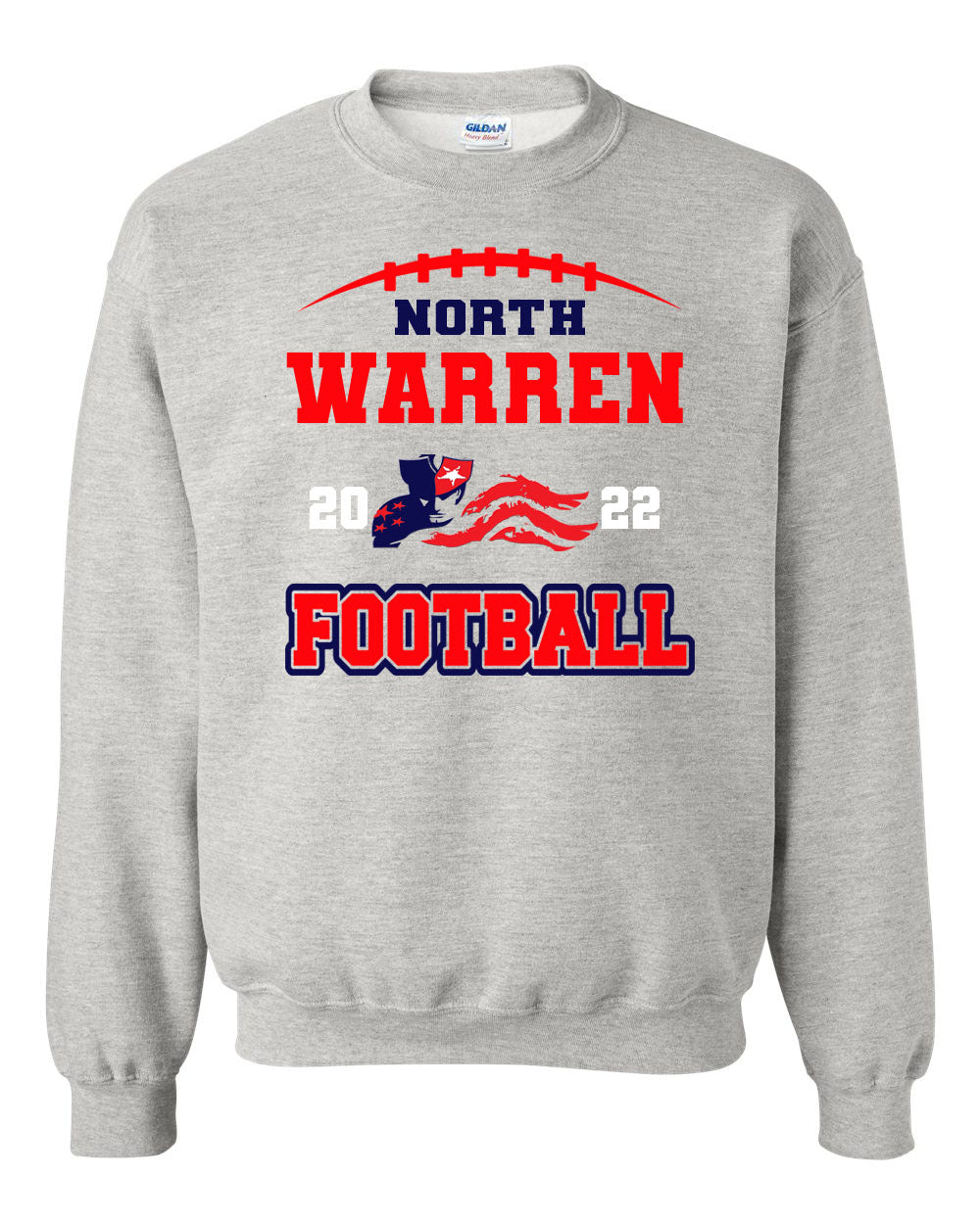 NW Football Design 2 non hooded sweatshirt